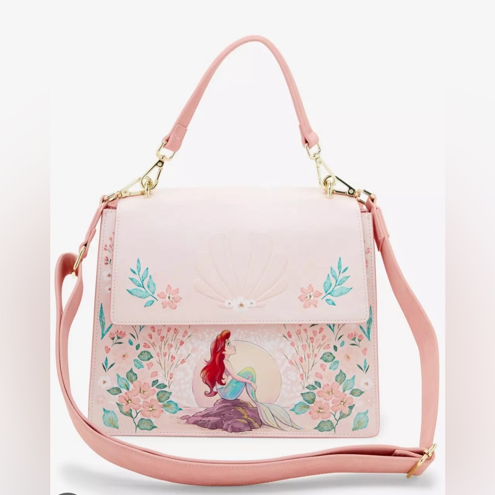 Loungefly Disney The Little Mermaid Ariel Floral Crossbody- BoxLunch Exclusive